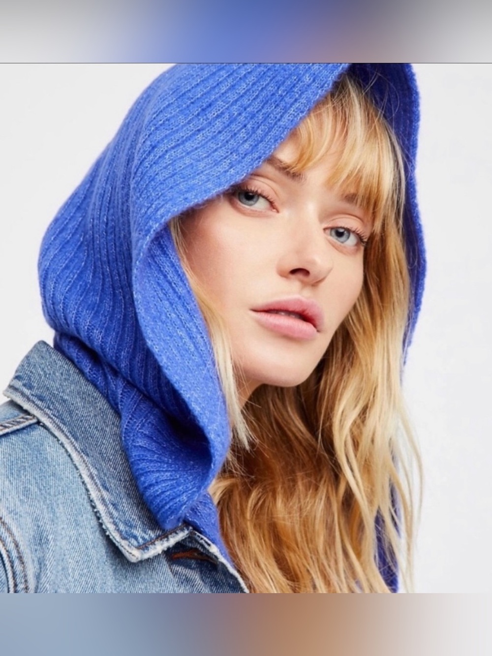 NWT Free People Hooded Infinity Wrap